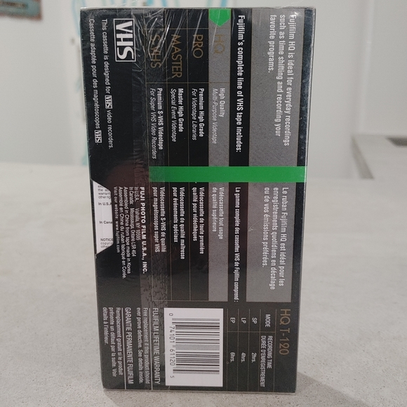 Brand new Fujifilm VHS tape - Picture 2 of 3